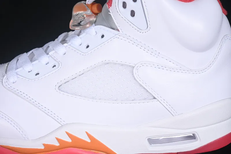 All categories Air Jordan Jordan series basketball shoes Air Jordan 5 Air Jordan 5 Retro "Sunset" AJ5 Joe 5 white orange red IV5678-102